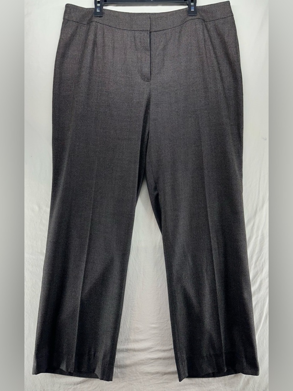 Lafayette 148 Pants Sz‎ 16 Women Wool Silk Blend Straight Leg Dress Pants Luxury